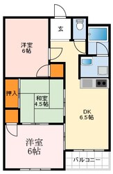 初芝マンションの物件間取画像